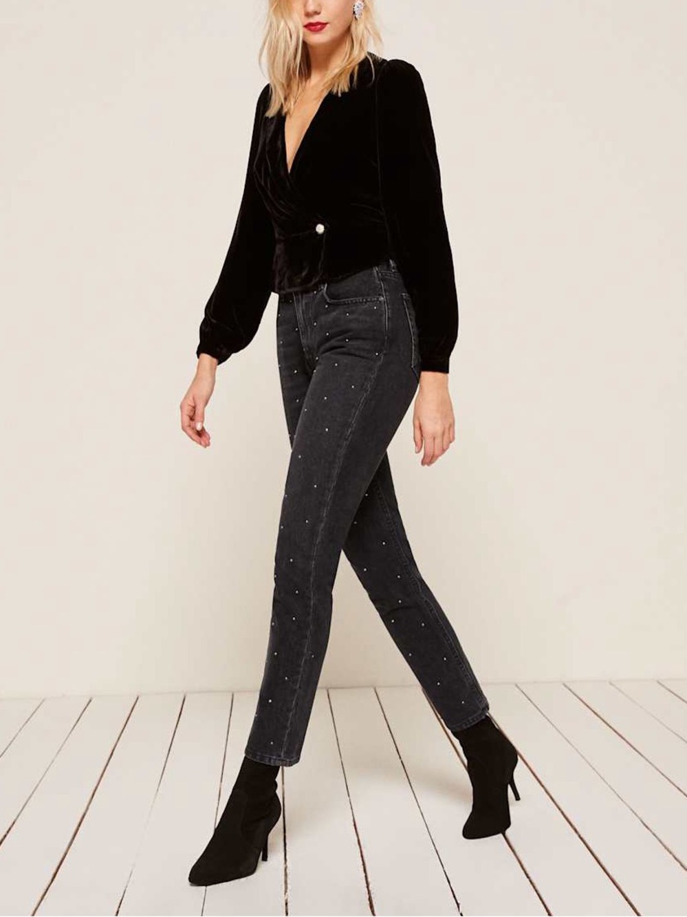 Reformation Harley Studded Jeans